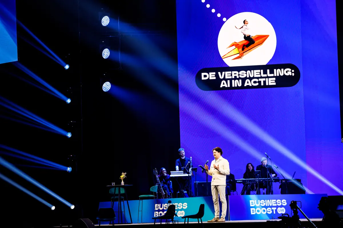 Remy Gieling op podium 3